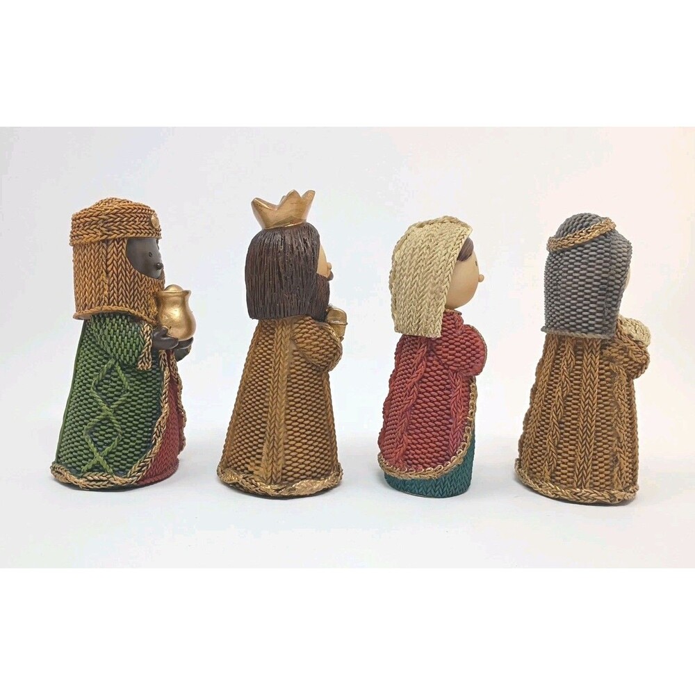 Christmas Nativity Set Tabletop Resin  Complete Set - Picture 7 of 16